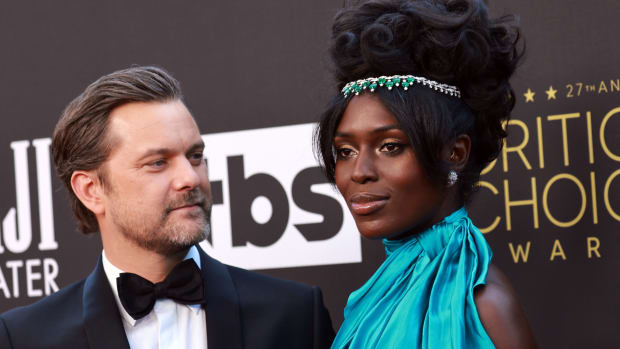 Joshua Jackson and Jodie Turner-Smith attend the 27th Annual Critics Choice Awards at Fairmont Century Plaza on March 13, 2022 in Los Angeles, California