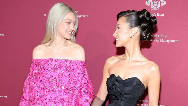 Gigi Hadid and Bella Hadid attend the 2022 Prince's Trust Gala at Cipriani 25 Broadway on April 28, 2022 in New York City