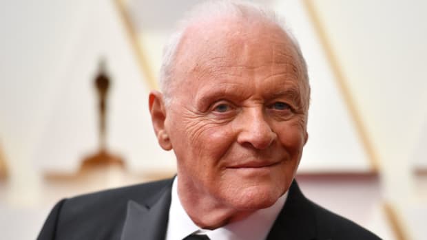 Anthony Hopkins attends the 94th Oscars at the Dolby Theatre in Hollywood, California on March 27, 2022.