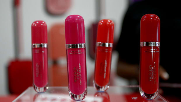 Revlon products on display during Beautycon Festival Los Angeles 2019 at Los Angeles Convention Center on August 10, 2019 in Los Angeles, California