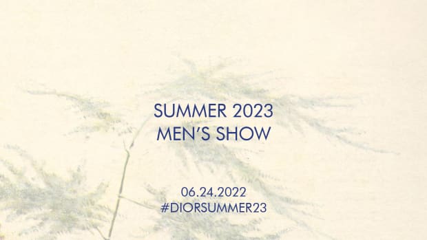 DIOR MEN SUMMER 2023 SHOW SLATE