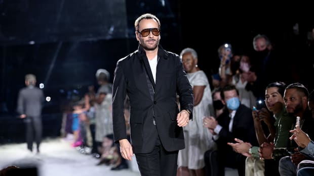 Tom Ford walks the runway Tom Ford during NYFW The Shows at David H. Koch Theater, Lincoln Center on September 12, 2021 in New York City