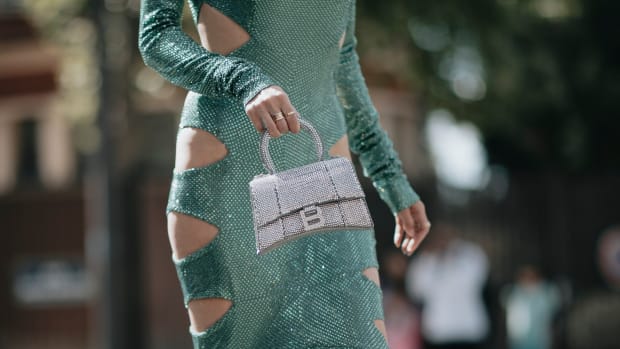 Paris Fashion Week Haute Couture Street Style Balenciaga Bag