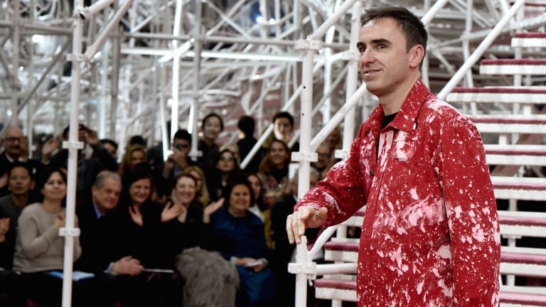 Designer Raf Simons debuts new boyfriend