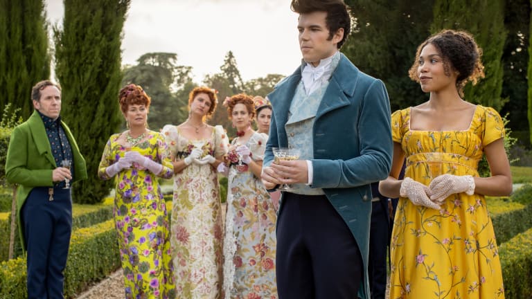 The 'Bridgerton' Costumes Feature Regency Era Silhouettes With 20th Century  Chanel and Dior Influences - Fashionista