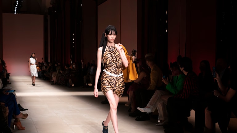 According to the Runways, Tiger Stripes Are the Stand-Out Animal