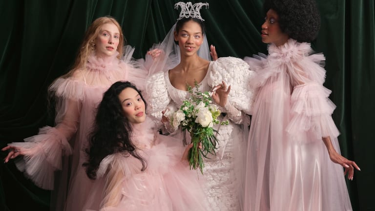 The 12 Top Bridal Trends For Spring 22 Include Bridgerton Inspiration And Wedding Nap Dresses Fashionista