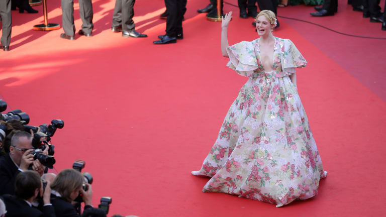 Elle Fanning Dior Dress at Cannes 2019