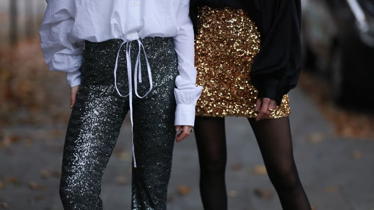 11 Ways to Make Sequin Pants Look (Very) Cool  New years eve outfits,  Fashion, Sequin leggings