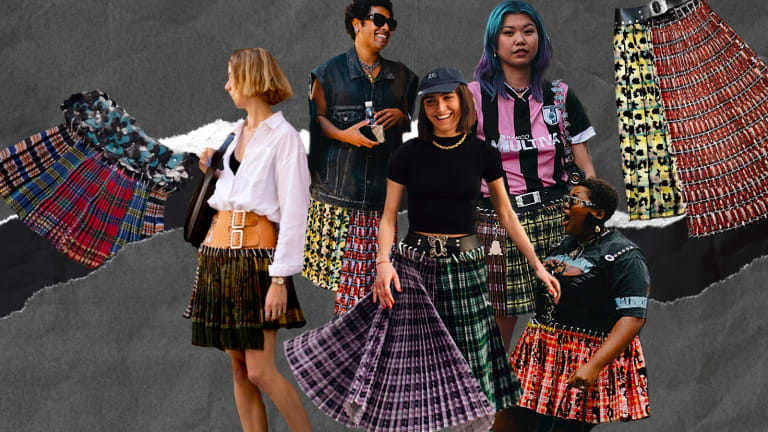 This Thing's Everywhere: Chopova Lowena's Funky, Punky Pleated Skirts