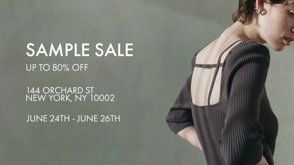 Gelato Pique USA & SNIDEL Online and In-Store Sample Sale - NYC - 6/24 - 6/26
