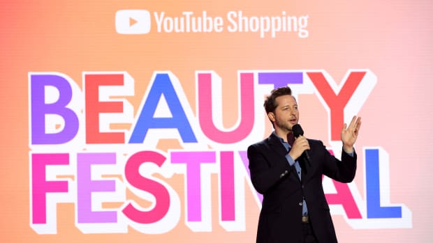 Derek Blasberg speaks onstage as YouTube Shopping presents Beauty Festival 2022 at YouTube Stages LA on June 16, 2022 in Los Angeles, California.