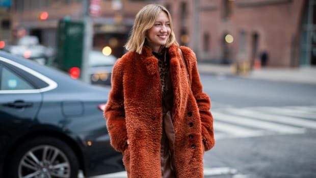 Lisa Aiken seen during New York Fashion Week A/W 2019.