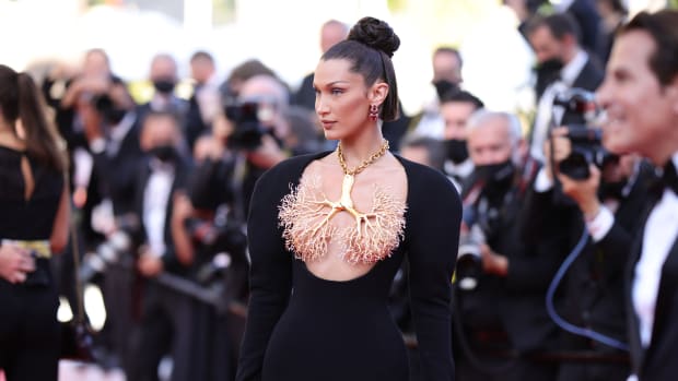  Bella Hadid attends the "Tre Piani (Three Floors)" screening during the 74th annual Cannes Film Festival 