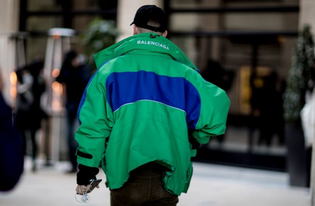 Statement Scarves and Gucci Logos Were Street Style Favorites at