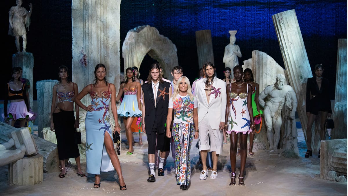 Versace Ready To Wear Fashion Show, Collection Spring Summer 2020