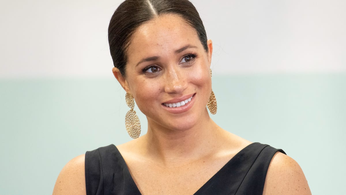 Meghan Markle Wore a Thing: Black Armani Dress Edition - Fashionista