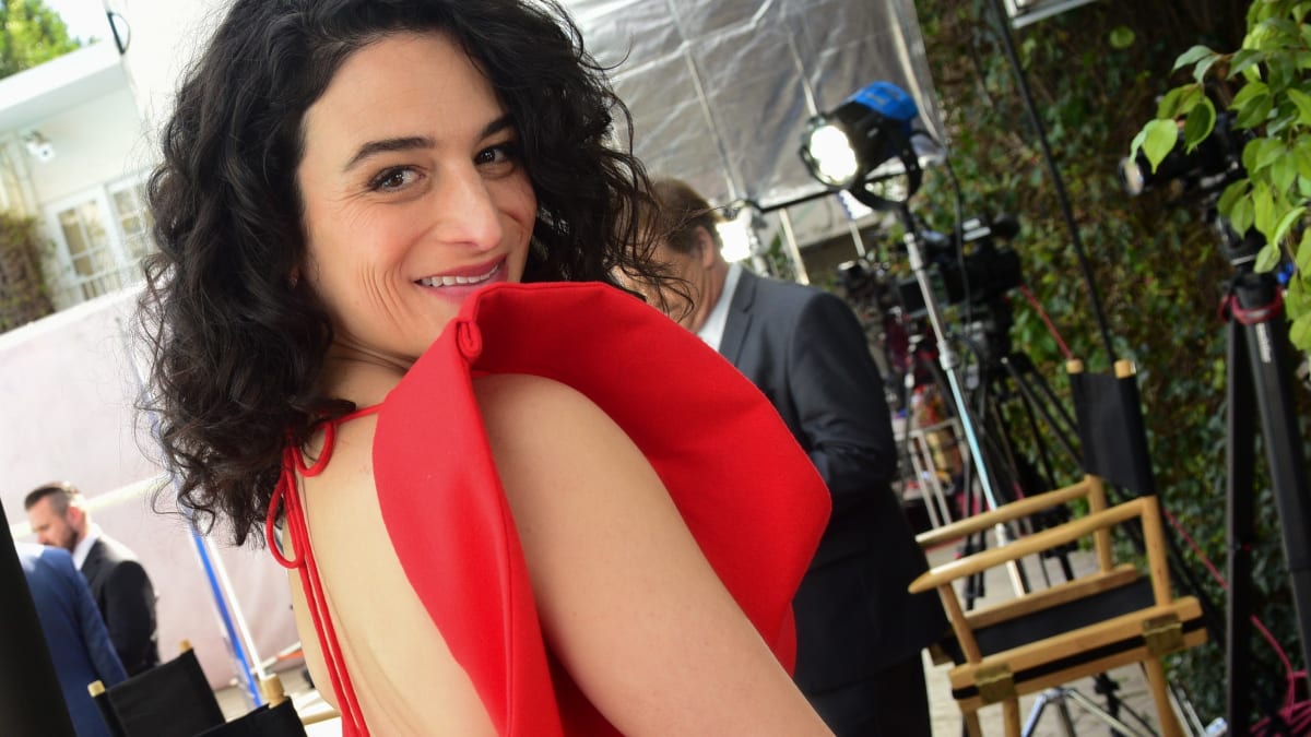 Jenny Slate Is a Valentine Dream in Her Red Dress - Fashionista
