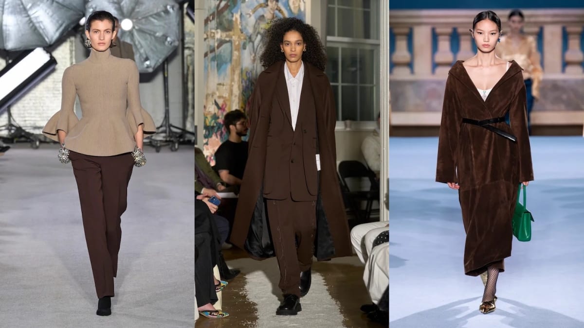 Designers Want Us Dressing Like Chocolate Ice Cream This Fall - Fashionista