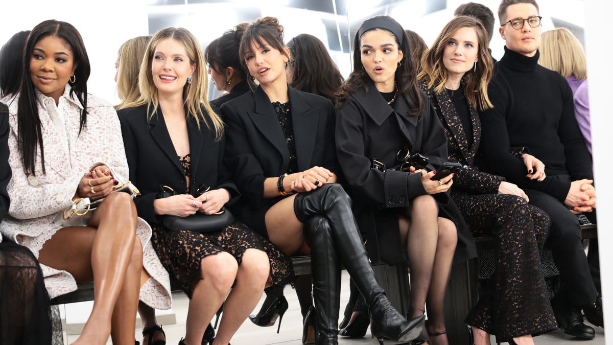 Celebrities Front Row @ Michael Kors Collection Fall 2020