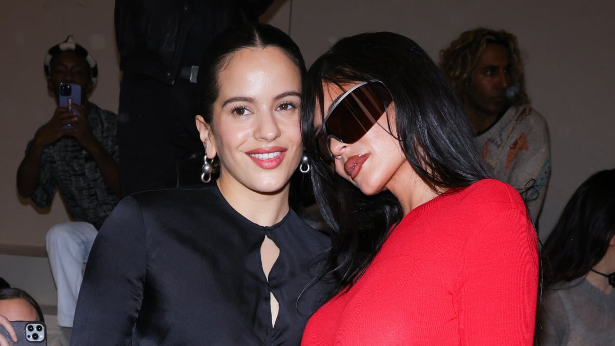 Kylie Jenner and Rosalía Are the Ultimate Front Row Pairing at Paris  Fashion Week - Fashionista