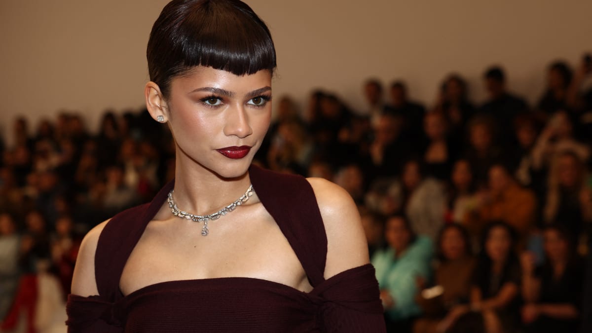 Zendaya and Her Micro Bangs Led the Fendi Haute Couture Front Row -  Fashionista