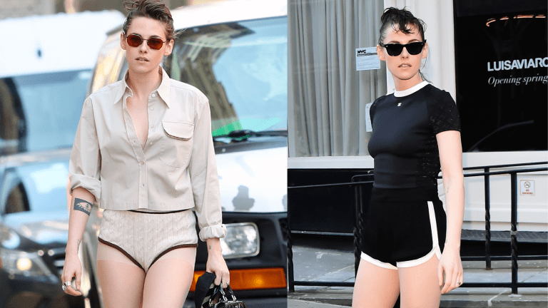 Kristen Stewart Wears Pantsuit, Bra Top + Stilettos for 'GMA' – Rvce News