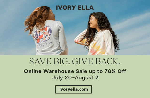 Ivory Ella online warehouse flyer