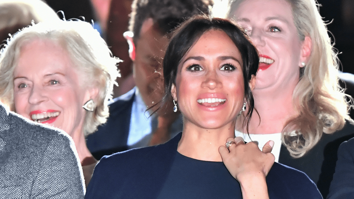 Meghan Markle Wore a Thing: Stella McCartney Belted Dress Edition