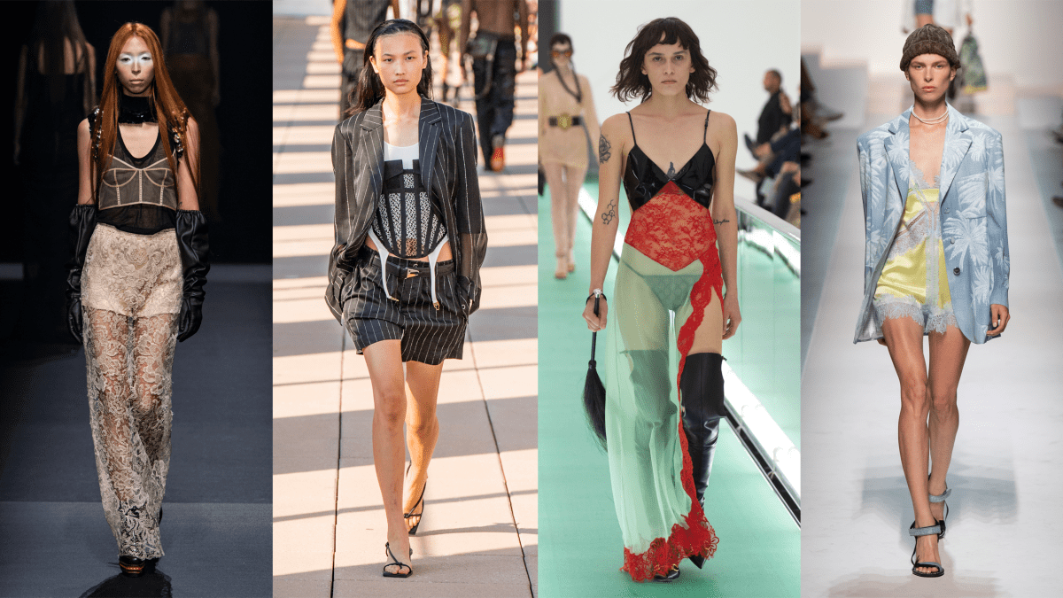 Lingerie Is Outerwear on the Spring 2020 Runways - Fashionista