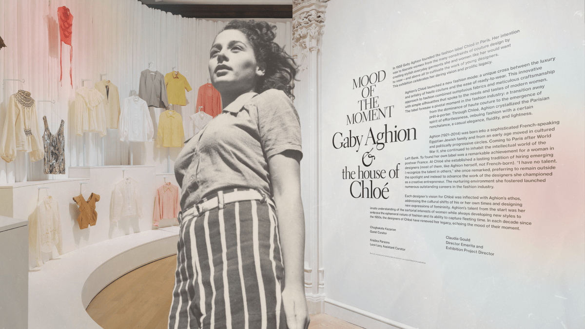 The Jewish Museum - Exhibition Highlights Gaby Aghion's Legacy and the Work  of Iconic Designers Who Began Their Careers at Chloé Including Karl  Lagerfeld, Stella McCartney, and Phoebe Philo