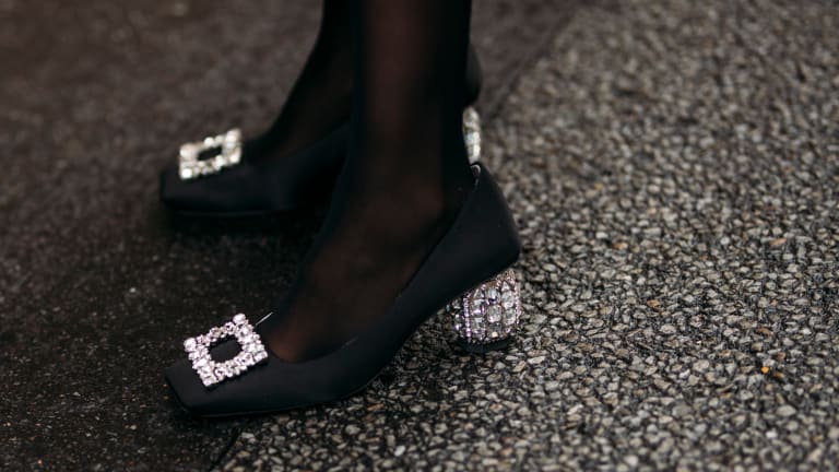 Silver discount holiday shoes