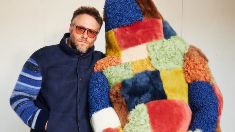 Seth Rogen Embodies Cozy Dressing for Ugg x Elder Statesman