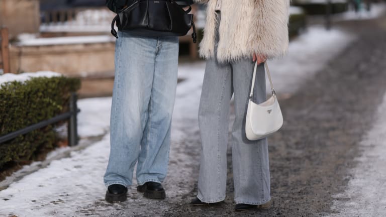 Wearing jeans 2025 in snow