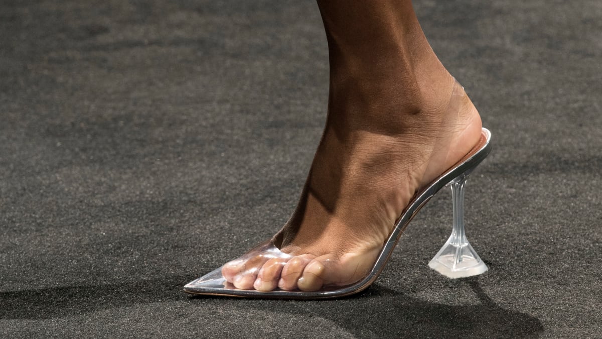 Sweaty feet in clear shoes discount