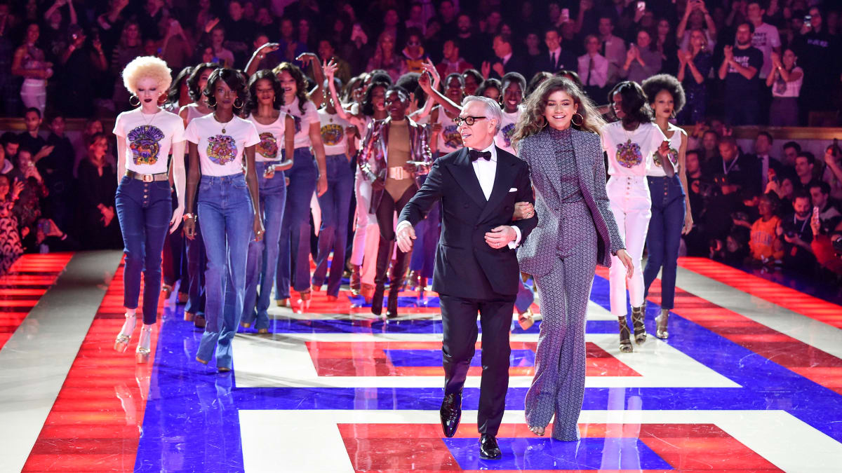 Zendaya tommy hotsell hilfiger show
