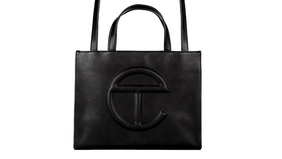 Telfar medium cheap black shopping bag