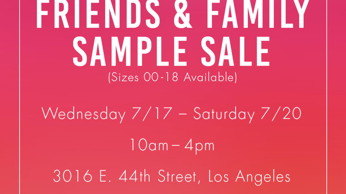 Tadashi shoji on sale sample sale