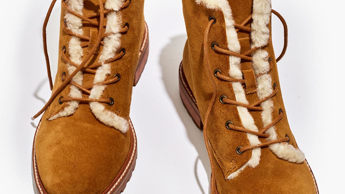 Real shearling boots new arrivals