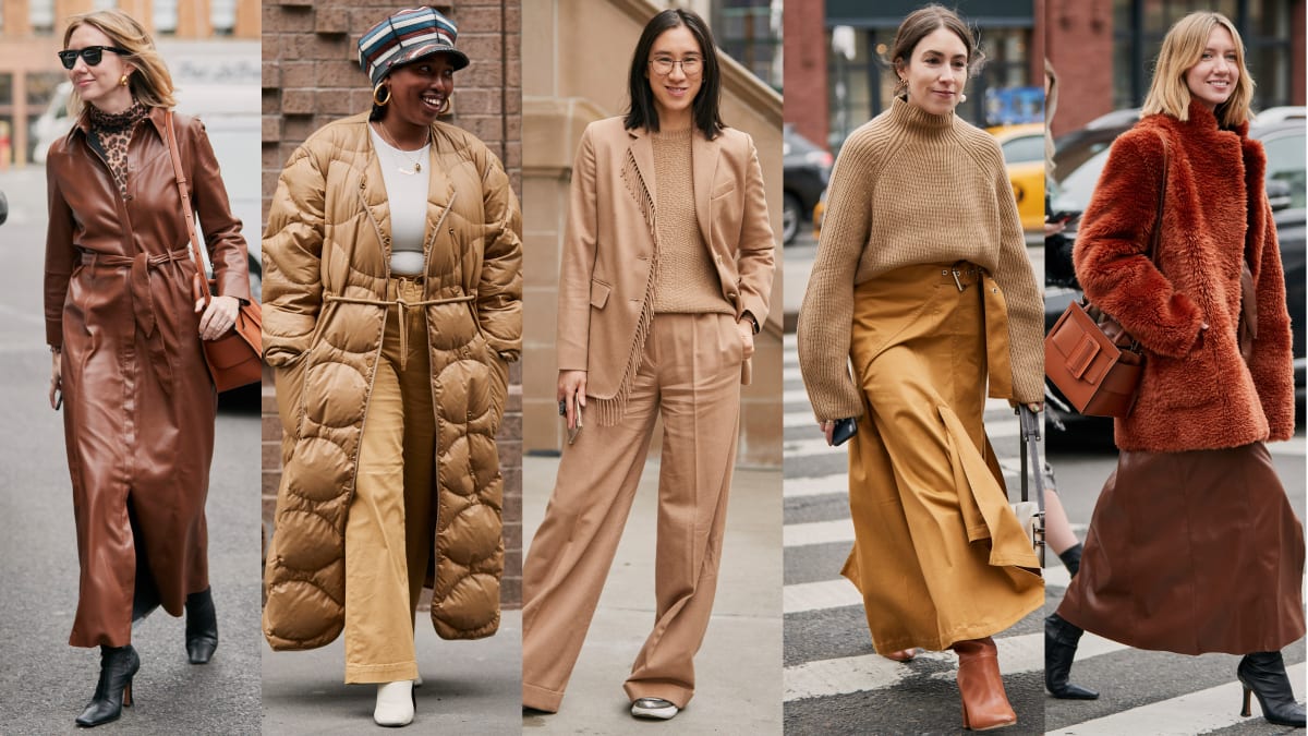 The Street Style Crowd Wore Brown and Beige on Day 1 of New York Fashion Week Fashionista