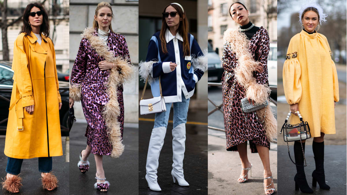 Showgoers Wore Feathers Yes Feathers on Day 8 of Paris Fashion Week Fashionista