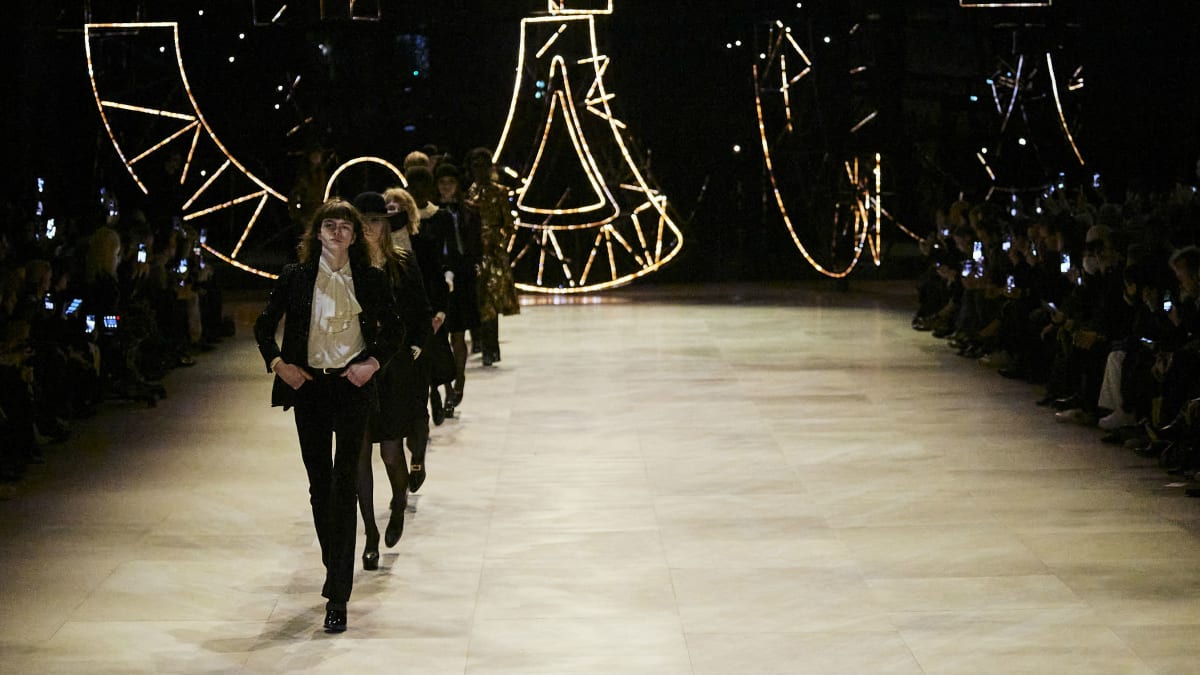 Celine fashion show 2020 top