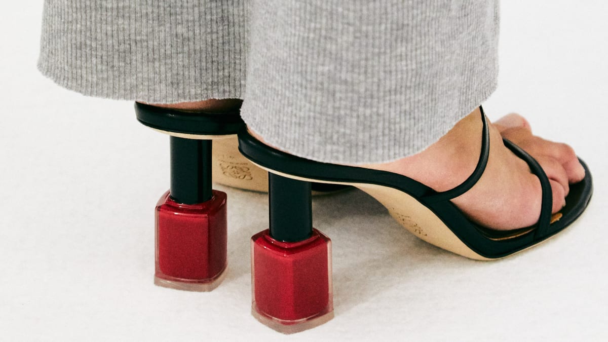 Loewe egg heel discount