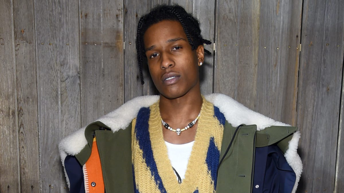 Great Outfits in Fashion History A AP Rocky in Calvin Klein Collection by Raf Simons Fashionista