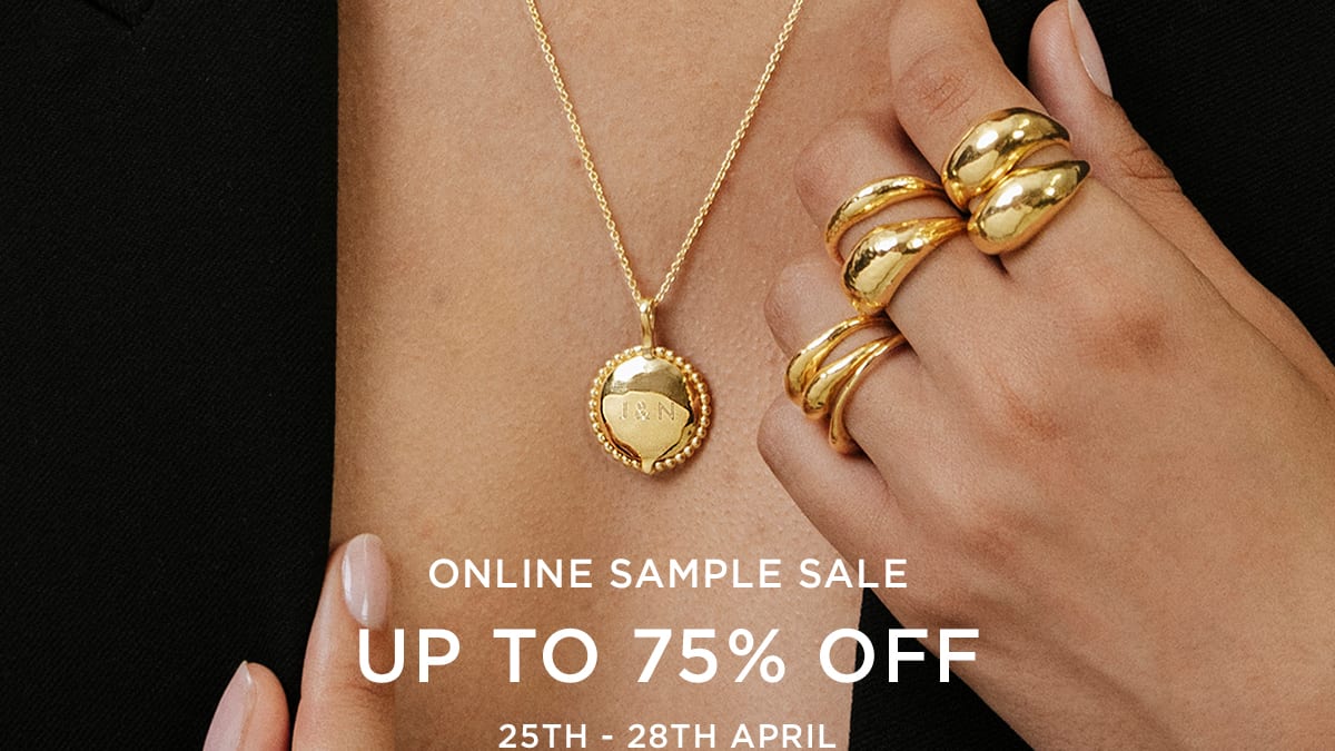 Monica Vinader Spring Online Sample Sale April 25th 28th Fashionista