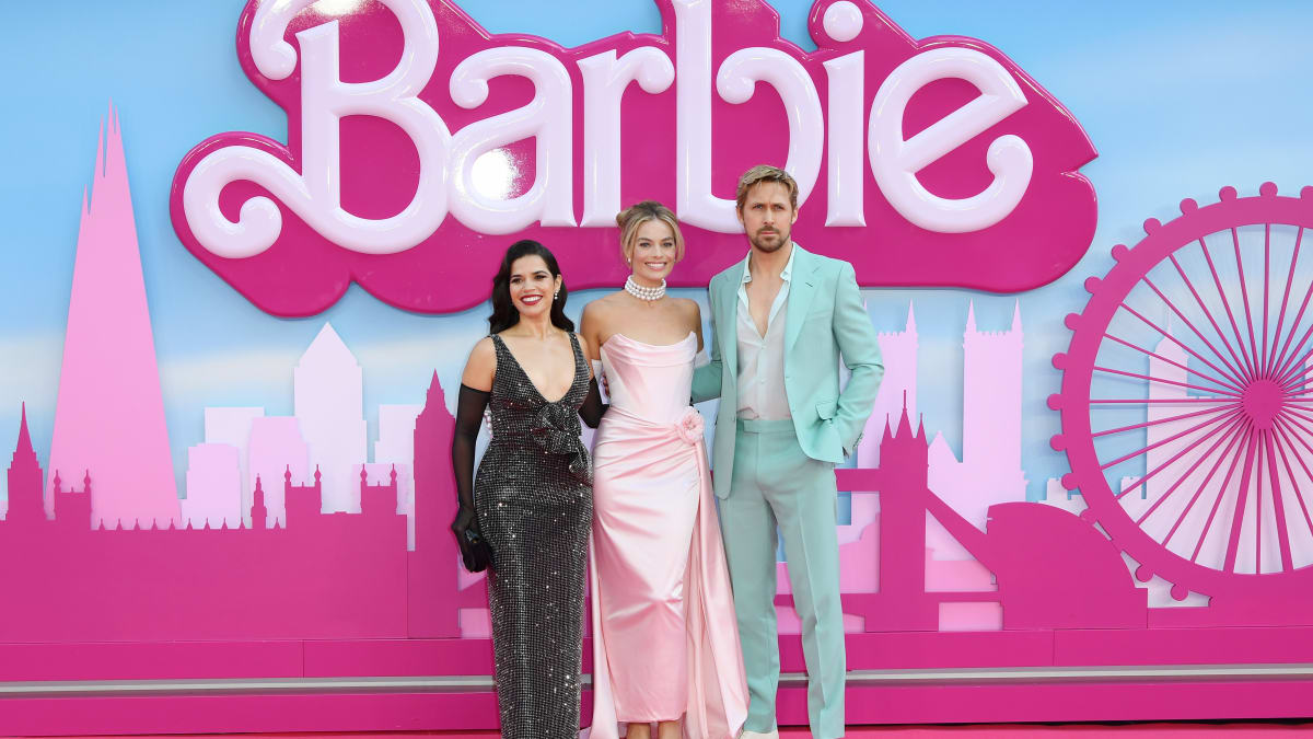 The Fashion Filled Barbie Press Tour Continues With a Glamorous