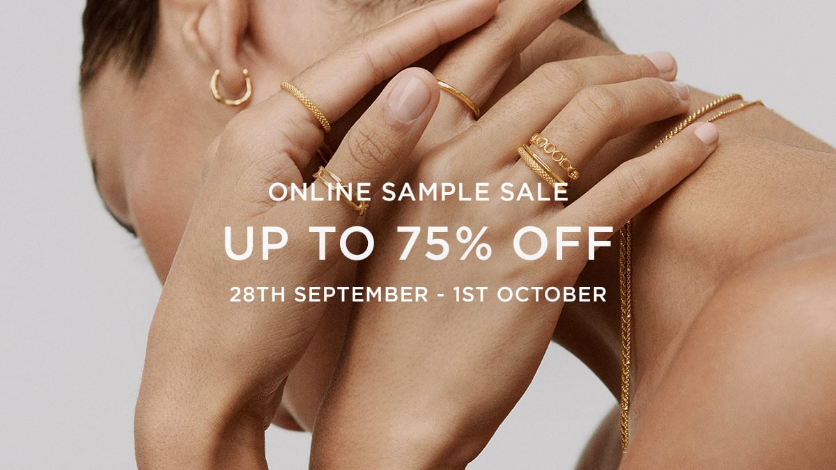 Monica vinader sample sale 2019 sale