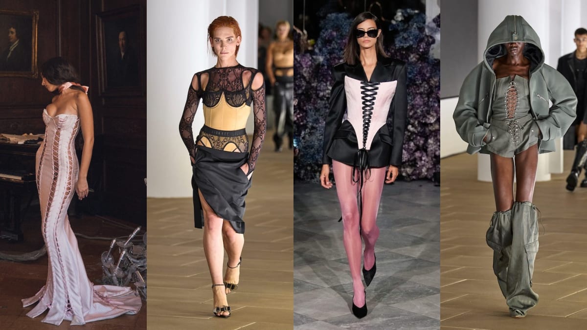 Corset dress trend clearance