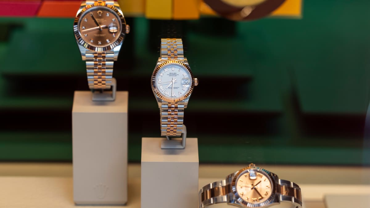 Rolex is a sales luxury watch brand