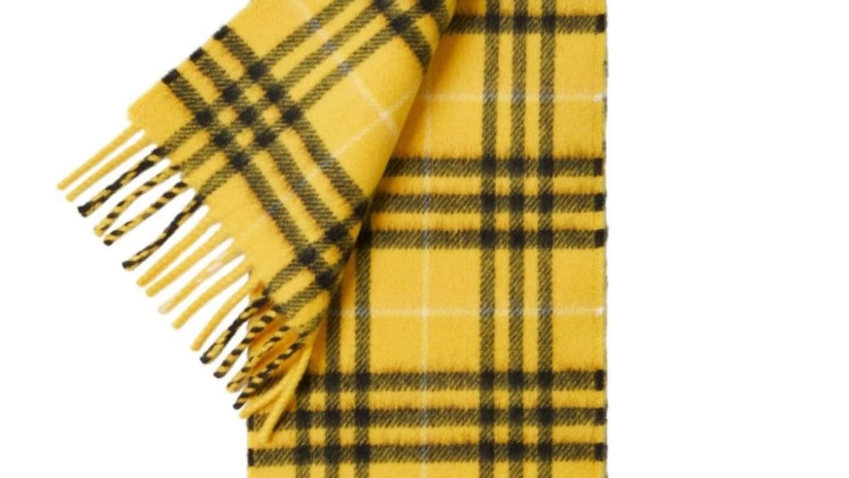 Burberry plaid scarf online